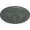 Ekena Millwork Lunel Ceiling Medallion (Fits Canopies up to 3 3/4"), 20 1/4"OD x 1 1/2"P, Athenian Green Crackle CM20LUAGC - alternate 2